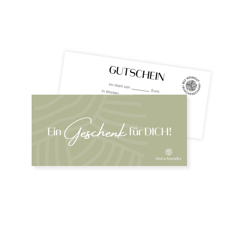 Geschenk Gutschein